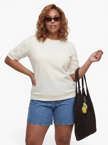 ONLY Carmakoma - Sudadera 'CARBROOKE' en beige: frente