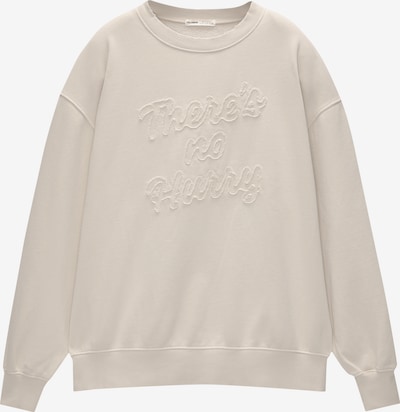 Pull&Bear Sweatshirt in ecru, Produktansicht