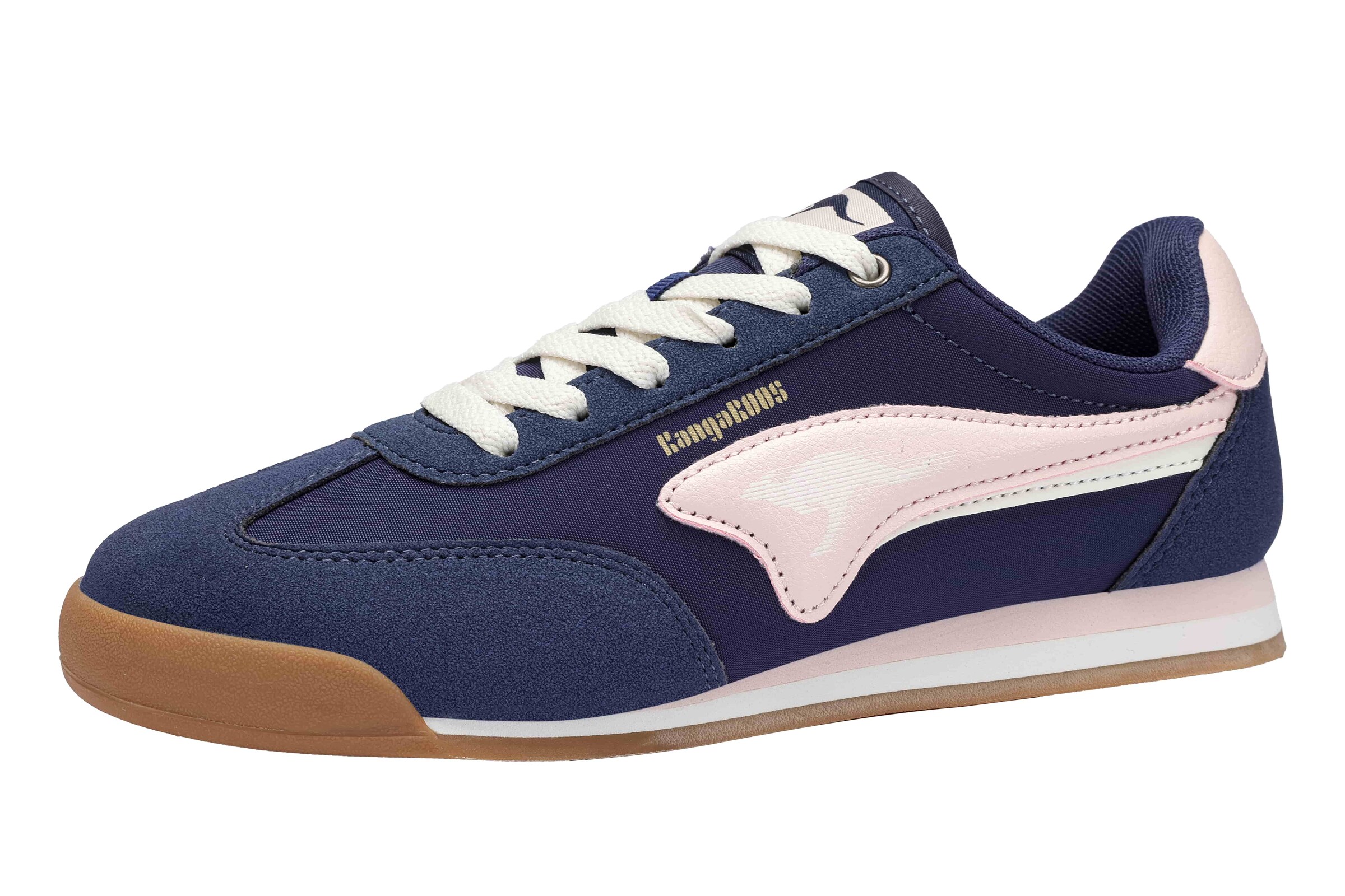 KangaROOS Sneaker in marine / hellpink / offwhite, Produktansicht