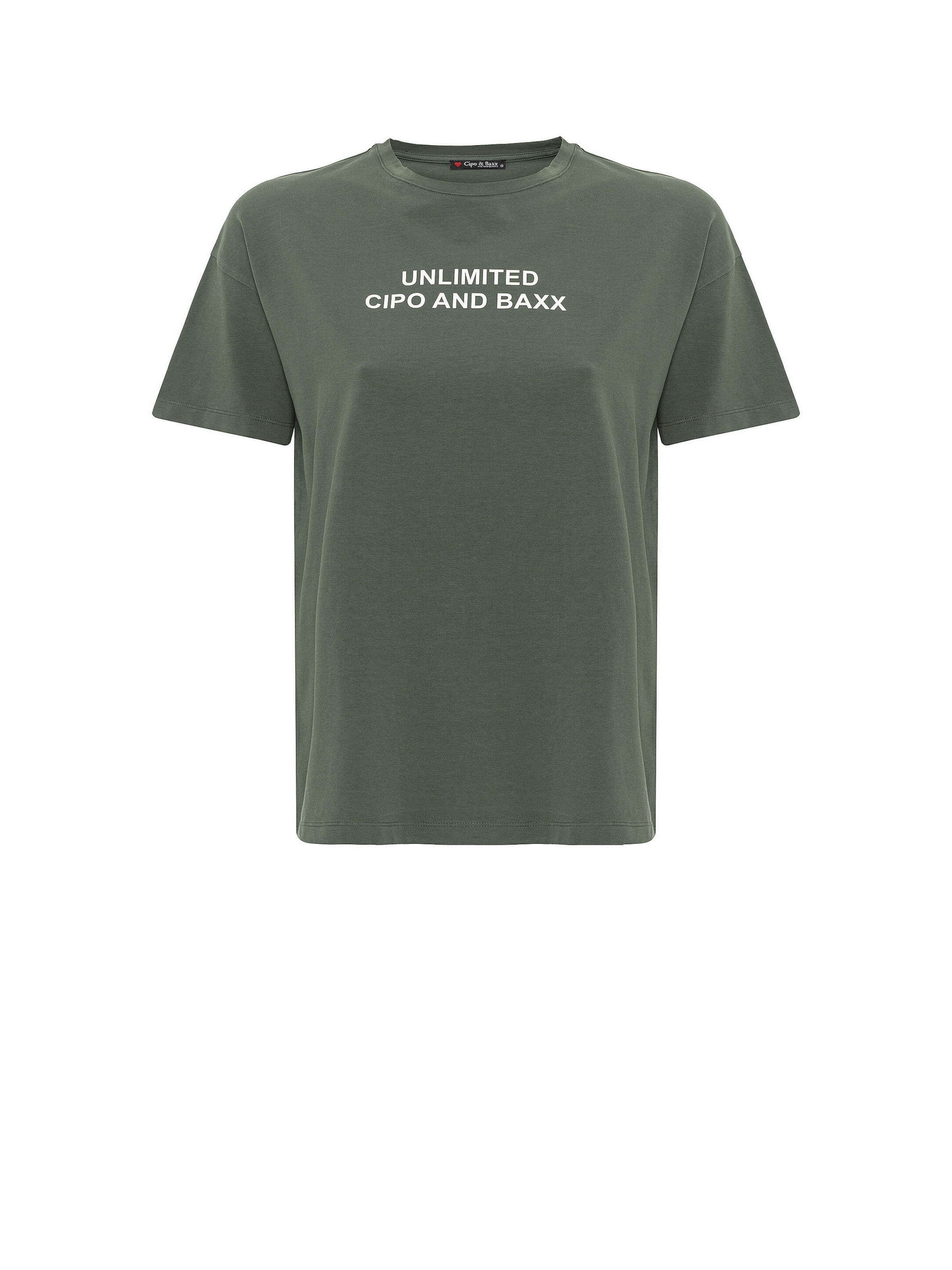 T-shirt 'WT390' CIPO & BAXX en vert : devant