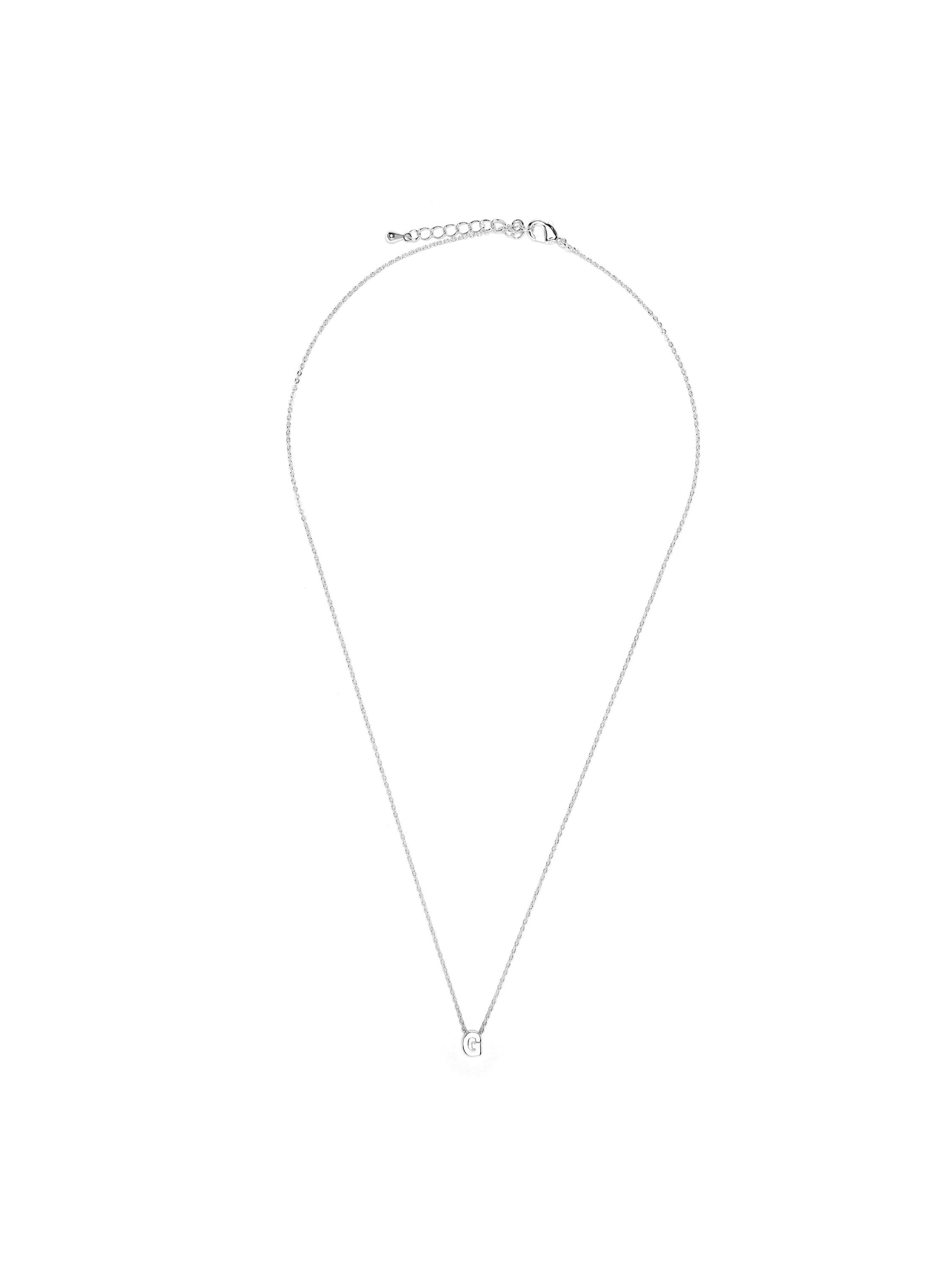 Luxenter Kette 'Alphabet G'‌‌‌‌‌‌ in Silber: Vorderseite