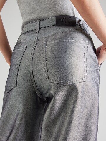 Wide Leg Jean Calvin Klein Jeans en argent