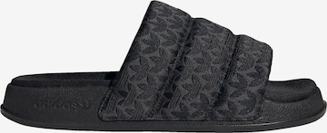 ADIDAS ORIGINALS Pantolette 'Adilette Essential' in Schwarz