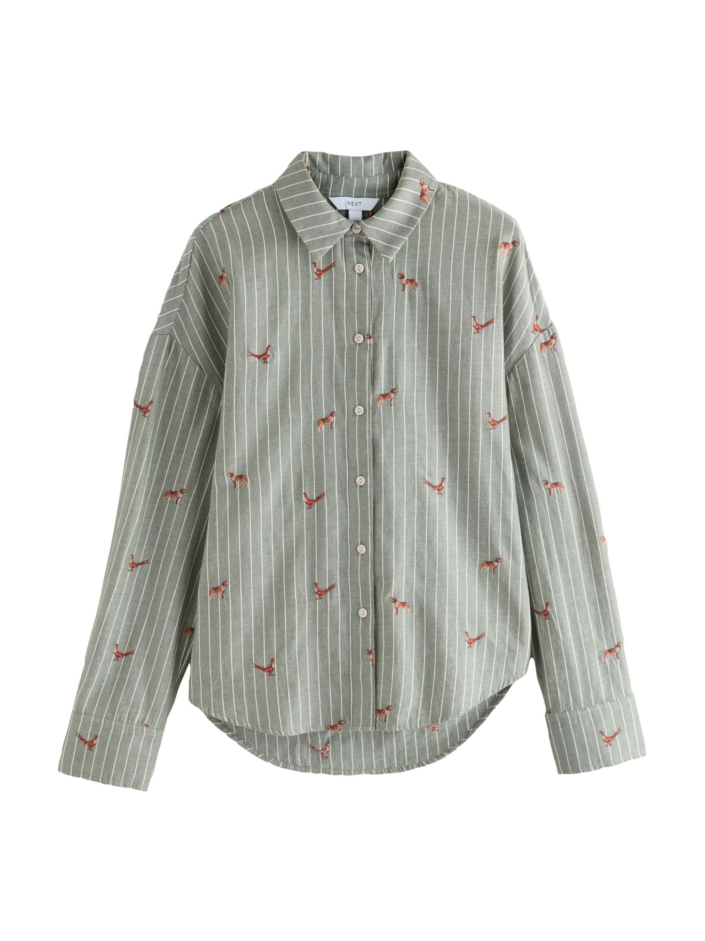 Next Bluse in Grün: Vorderseite