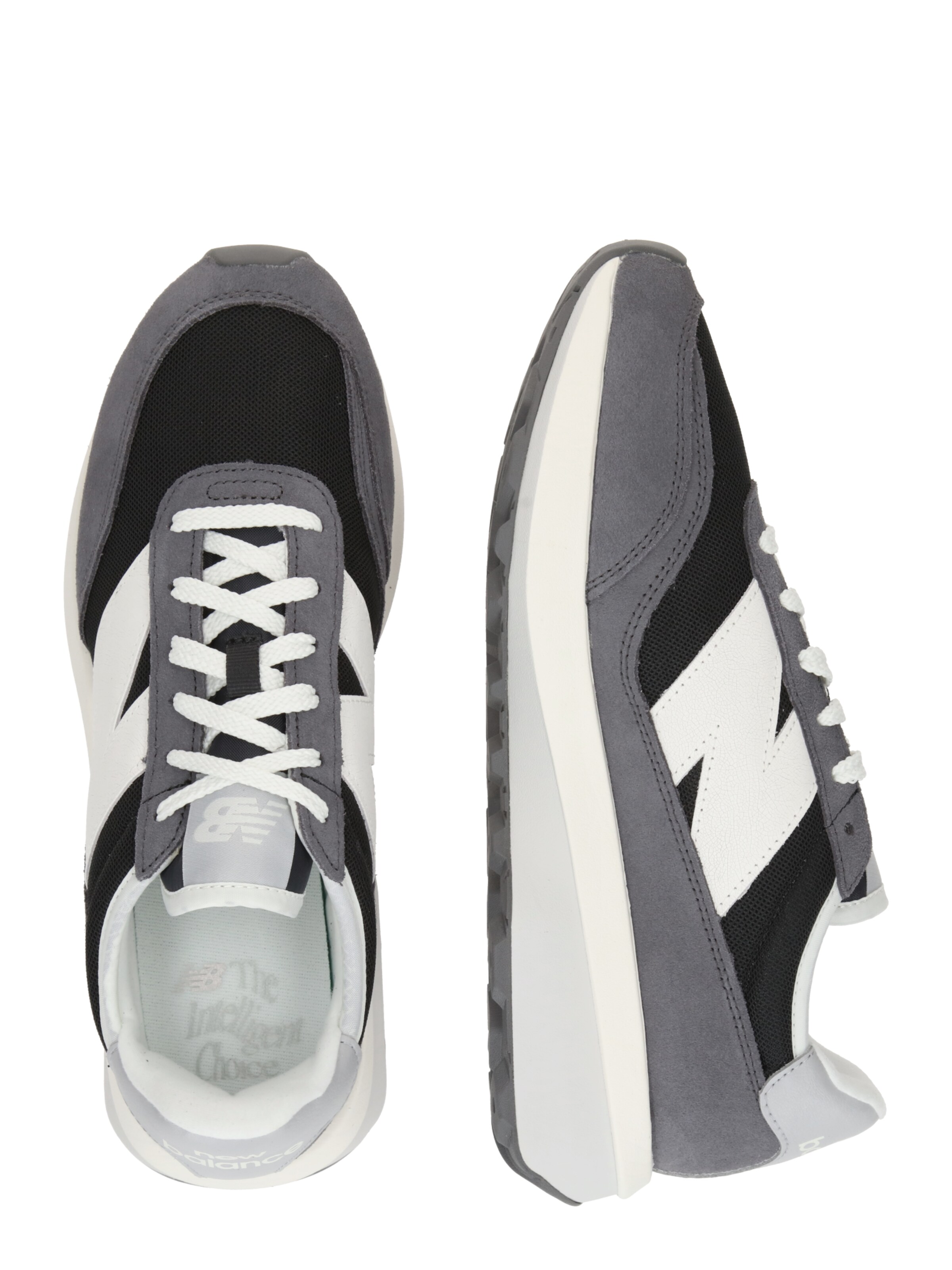 new balance Nizke superge '370' | siva barva