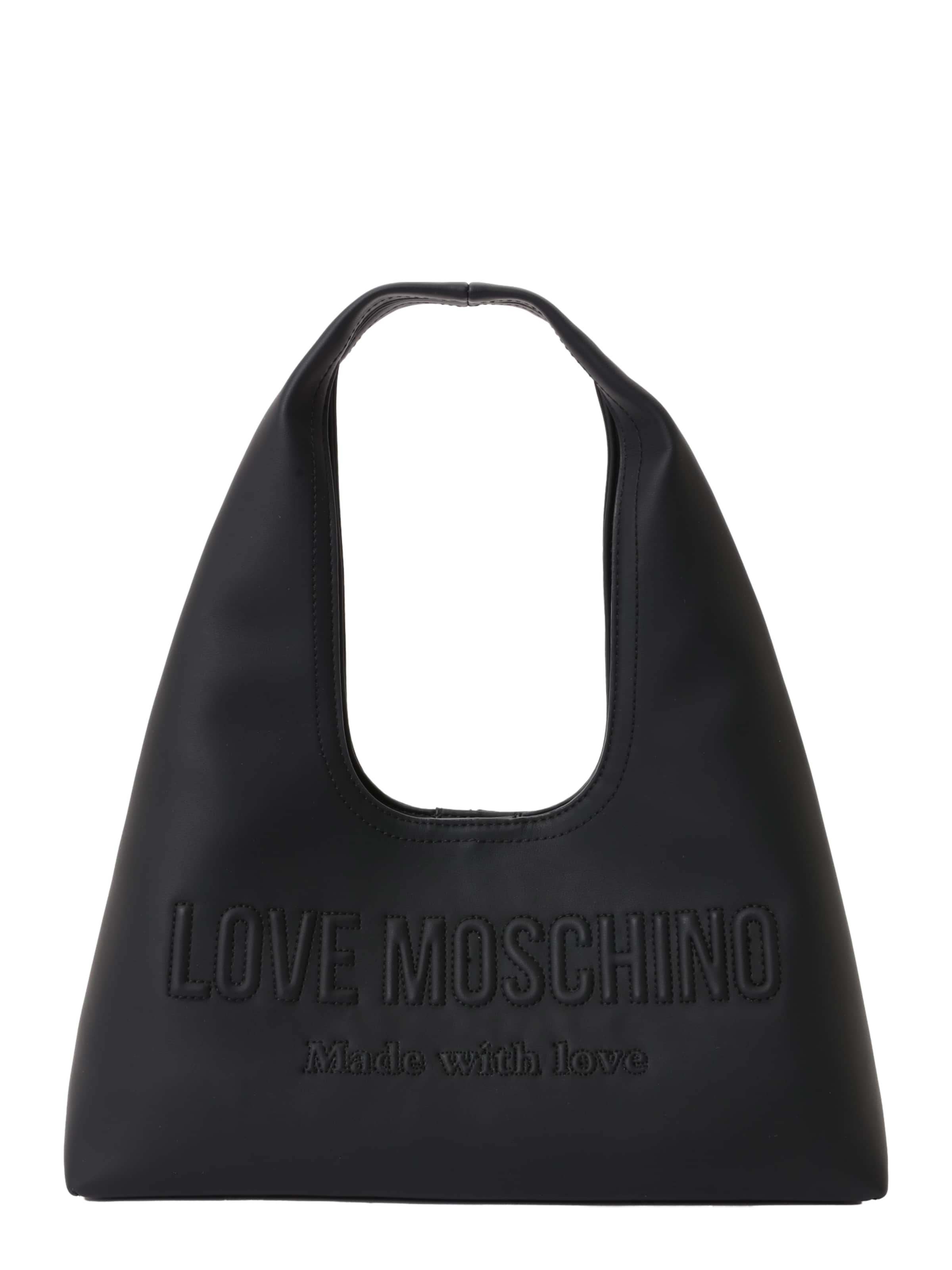 Love Moschino Axelremsväska i svart: framsida