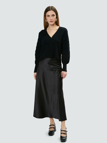 Influencer Knit cardigan in Black