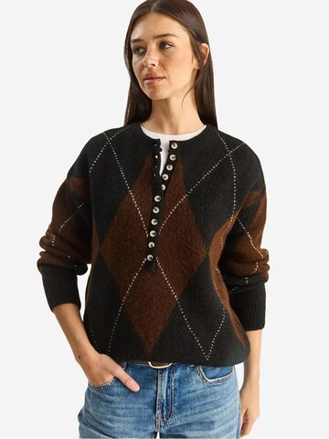 Bianco Lucci Pullover 'Pullover'‌‌‌‌‌‌‌ in Schwarz