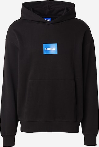 HUGO Collegepaita 'Nayohood' värissä musta: etupuoli