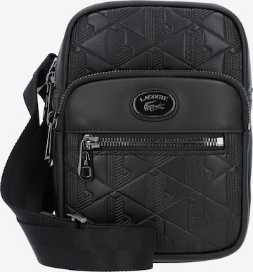 LACOSTE Crossbody Bag in Black: front