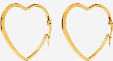 Fräulein Wunder Earrings 'HERZ' in Gold: front