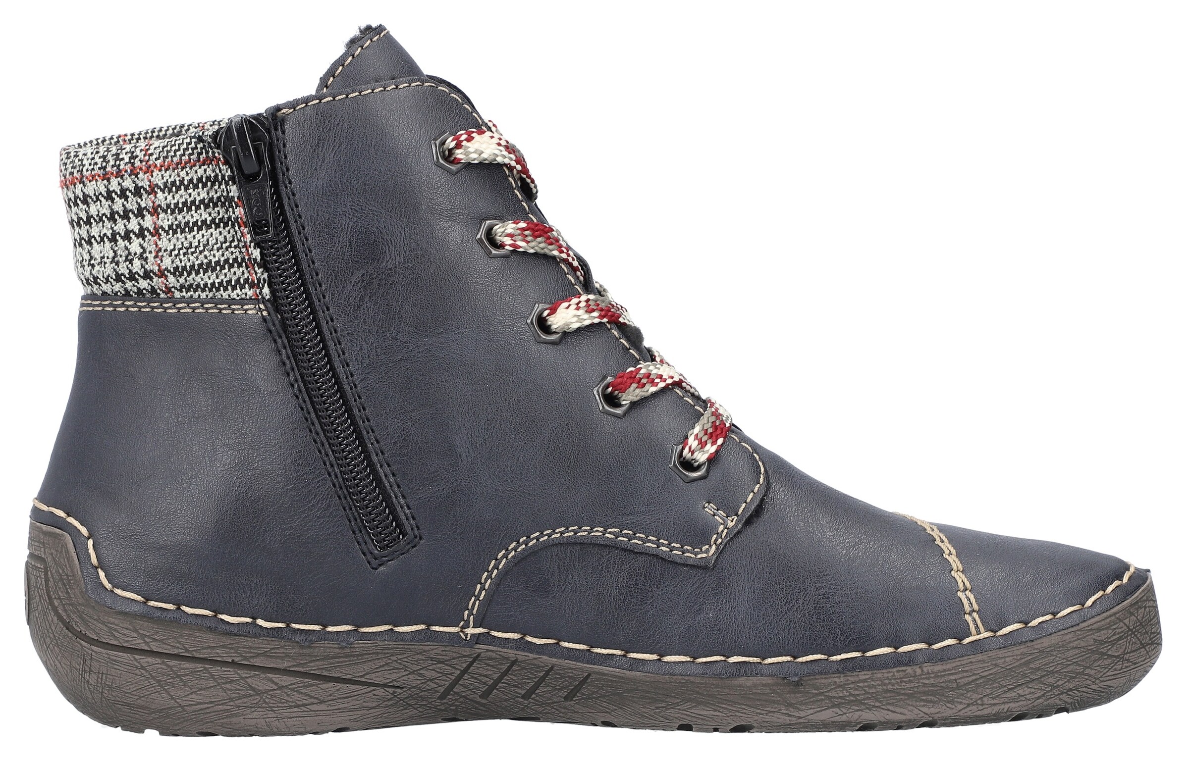 Rieker Schnürstiefel '52541' in Blau