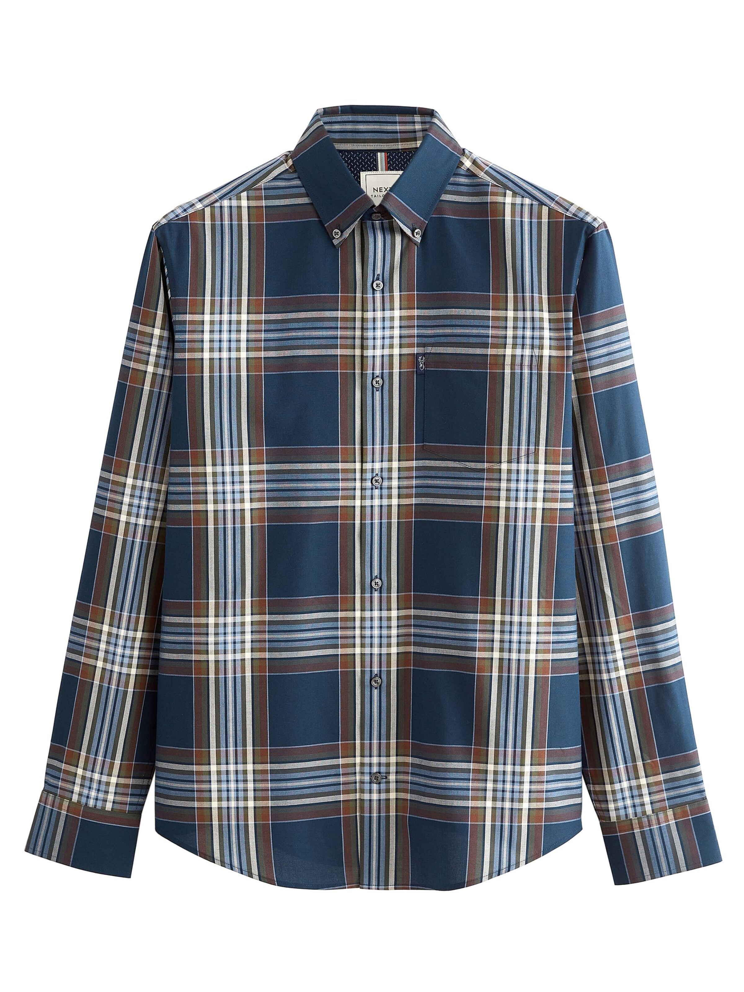 Regular fit Cămașă de la Next pe albastru: față