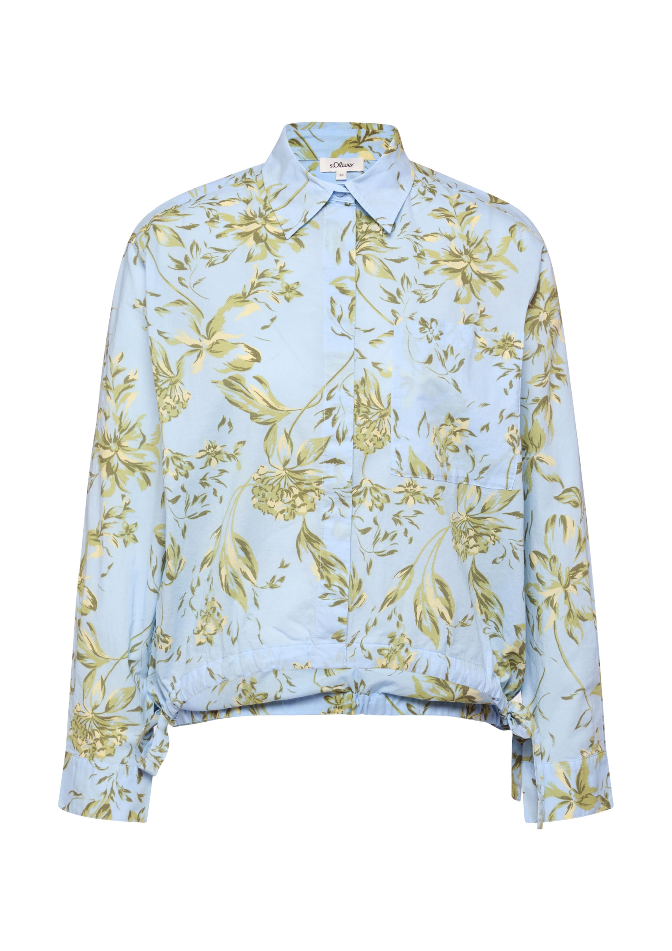 s.Oliver Blouse in Green: front