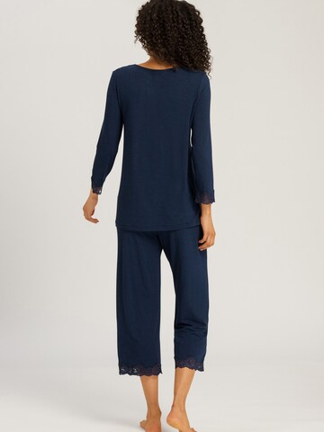 Hanro Pajama ' Natural Elegance ' in Blue