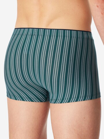 SCHIESSER Boxer shorts ' Long Life Soft ' in Green