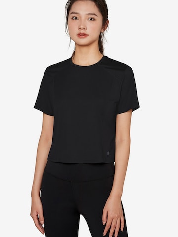 Yvette Sports Funkční tričko – černá: přední strana