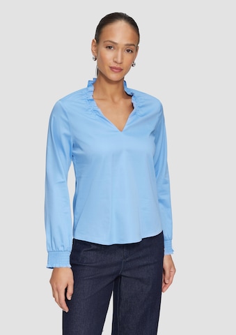 Camicia da donna di s.Oliver BLACK LABEL in blu: frontale