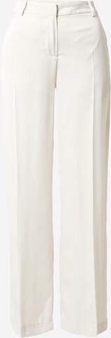 Wide Leg Pantalon à plis 'Riley' WEEKDAY en blanc : devant