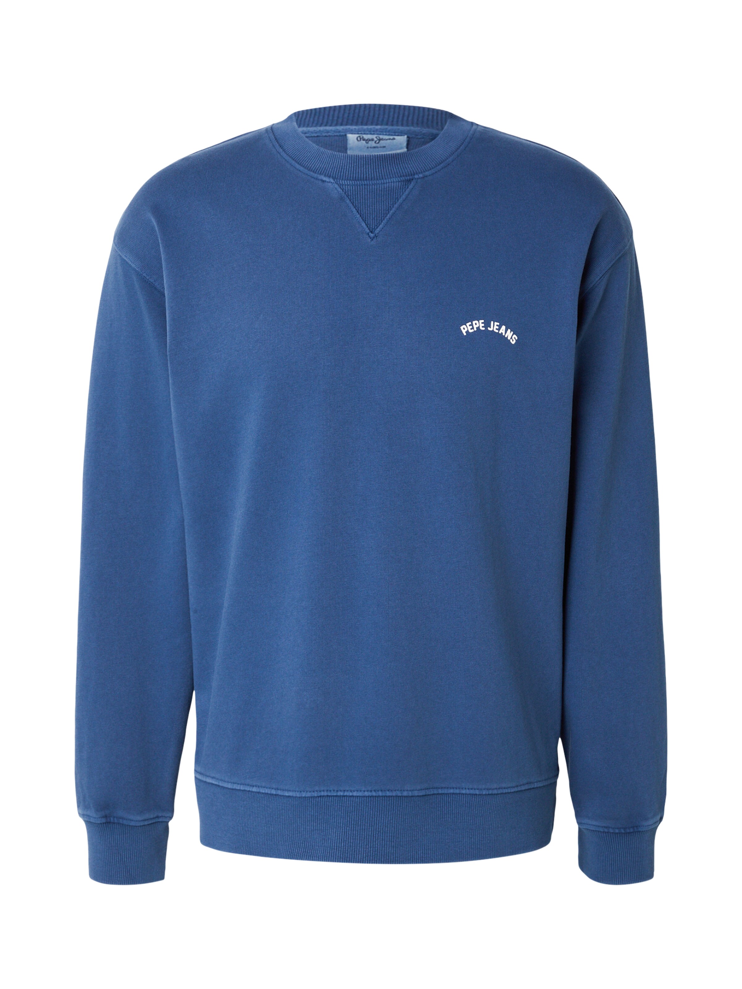 Pepe Jeans Sweatshirt 'JOHN' in Blue: front
