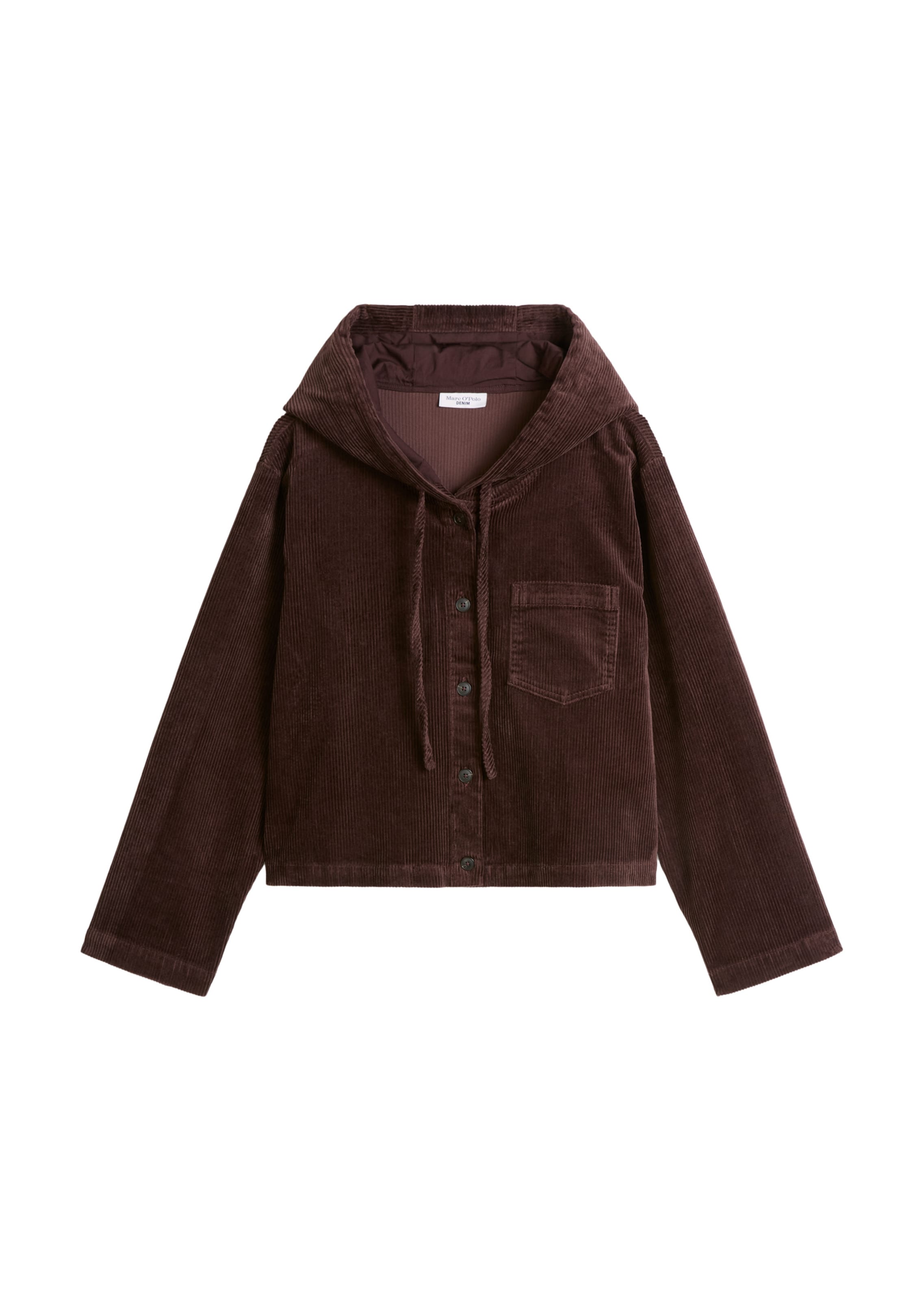 Marc O'Polo DENIM Veste mi-saison en S en brun foncé, Vue avec produit