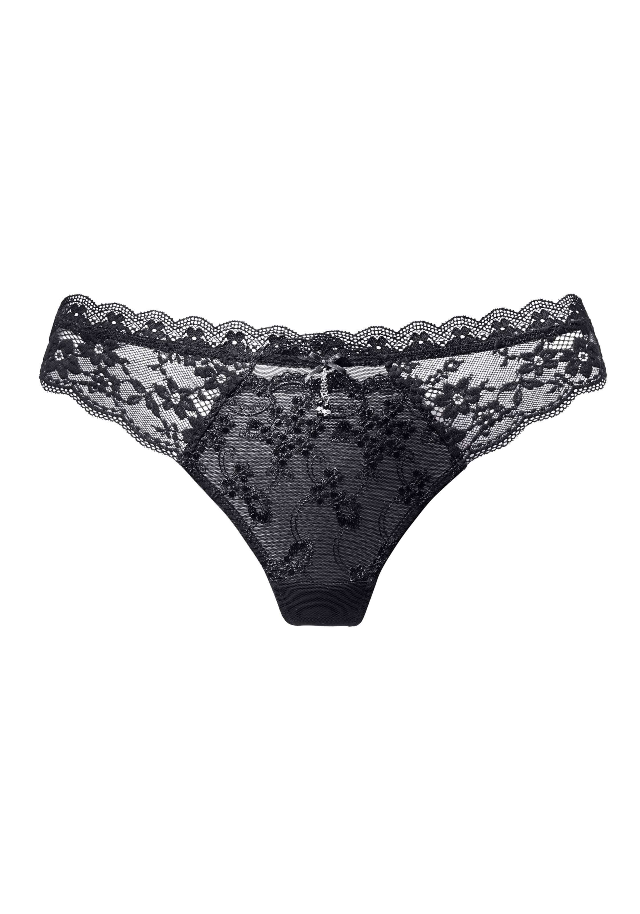 String di LASCANA in nero: frontale