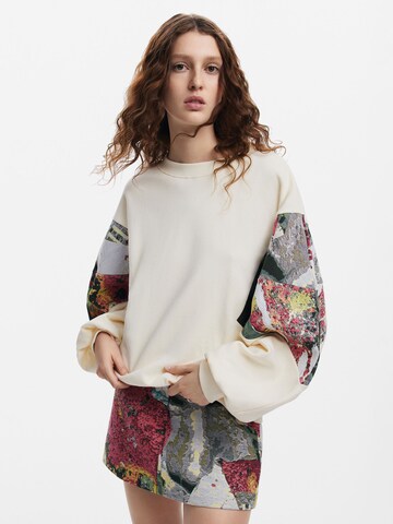 Desigual Sweatshirt in Weiß: Vorderseite