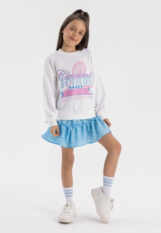 Sweat-shirt MINOTI en blanc : devant