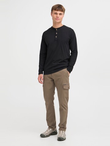 Regular Pantalon cargo INDICODE JEANS en beige