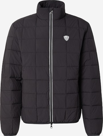 juoda EA7 Emporio Armani Demisezoninė striukė: priekis