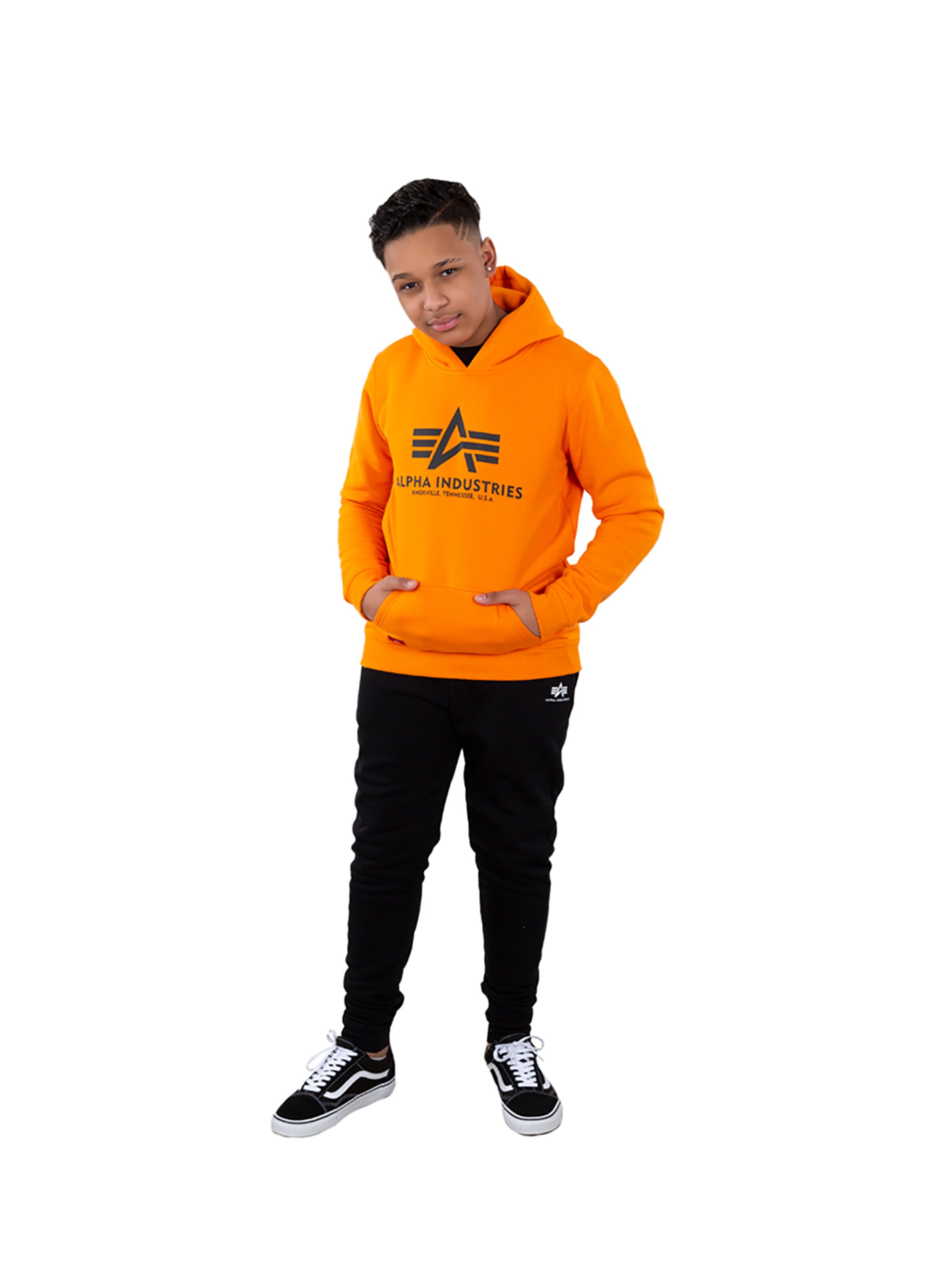 ALPHA INDUSTRIES Sweatshirt 'Basic' in Orange