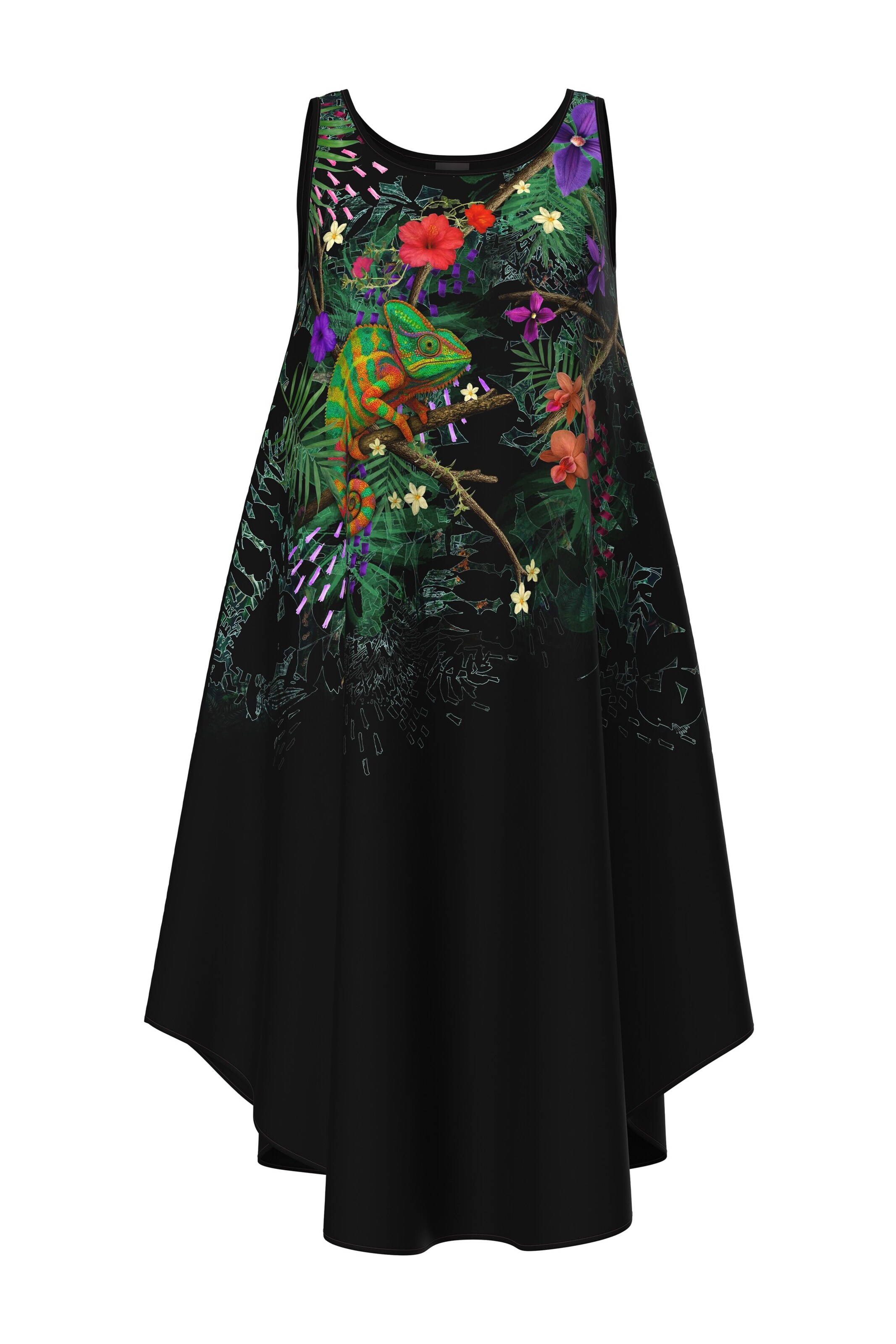 Ulla Popken Dress in Black: front
