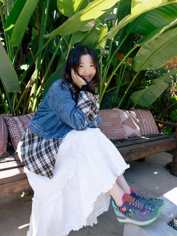 inkkas Sneaker low 'Bahia Jogger - Premium Sneaker | Nachhaltig & Handgefertigt.' in Mischfarben