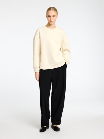 Sweat-shirt SELECTED en beige