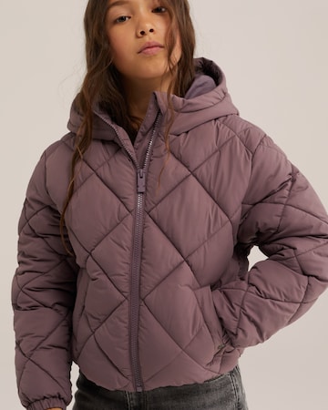 purpurinė WE Fashion Demisezoninė striukė