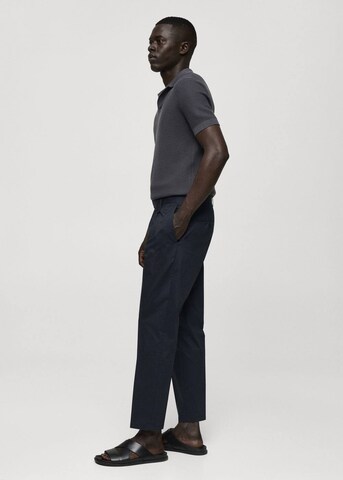 MANGO MAN Slimfit Hose 'Jon' in Blau