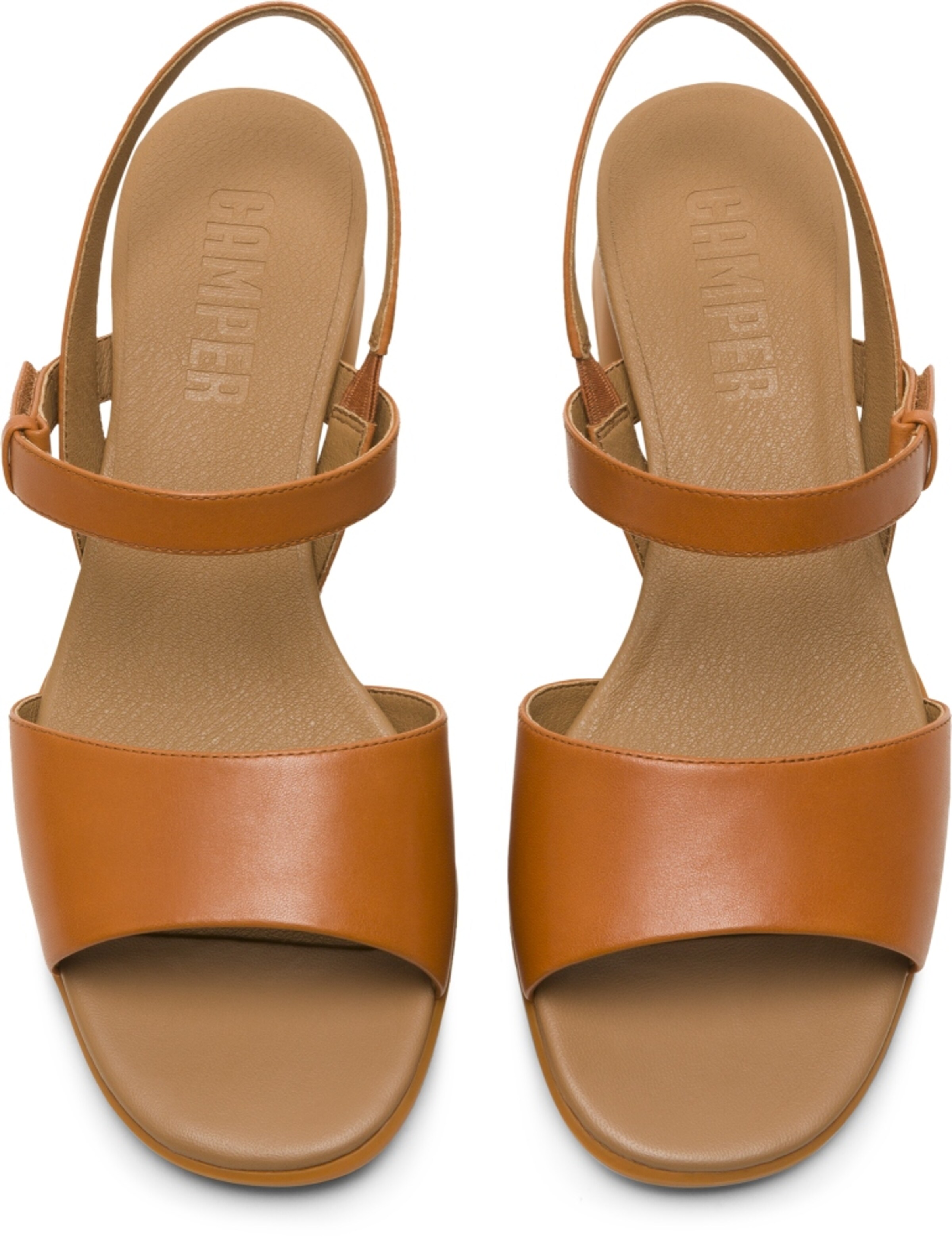CAMPER Strap Sandals 'Katie' in Brown