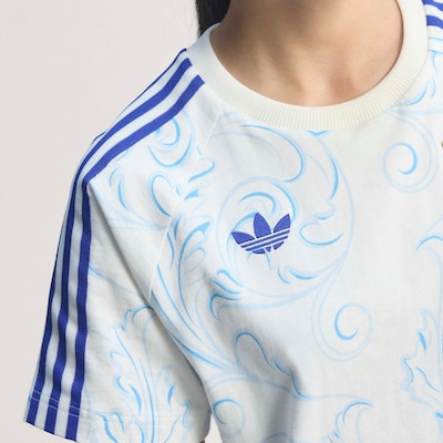 ADIDAS PERFORMANCE Robe de sport 'Argentinien' en bleu clair / bleu foncé / jaune clair / blanc, Vue avec produit