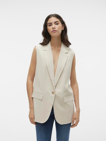 VERO MODA Weste 'CARMEN' in Beige: Vorderseite