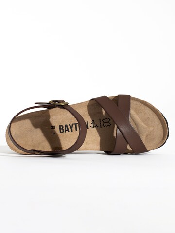 Bayton Sandalen met riem 'Canberra' in Bruin