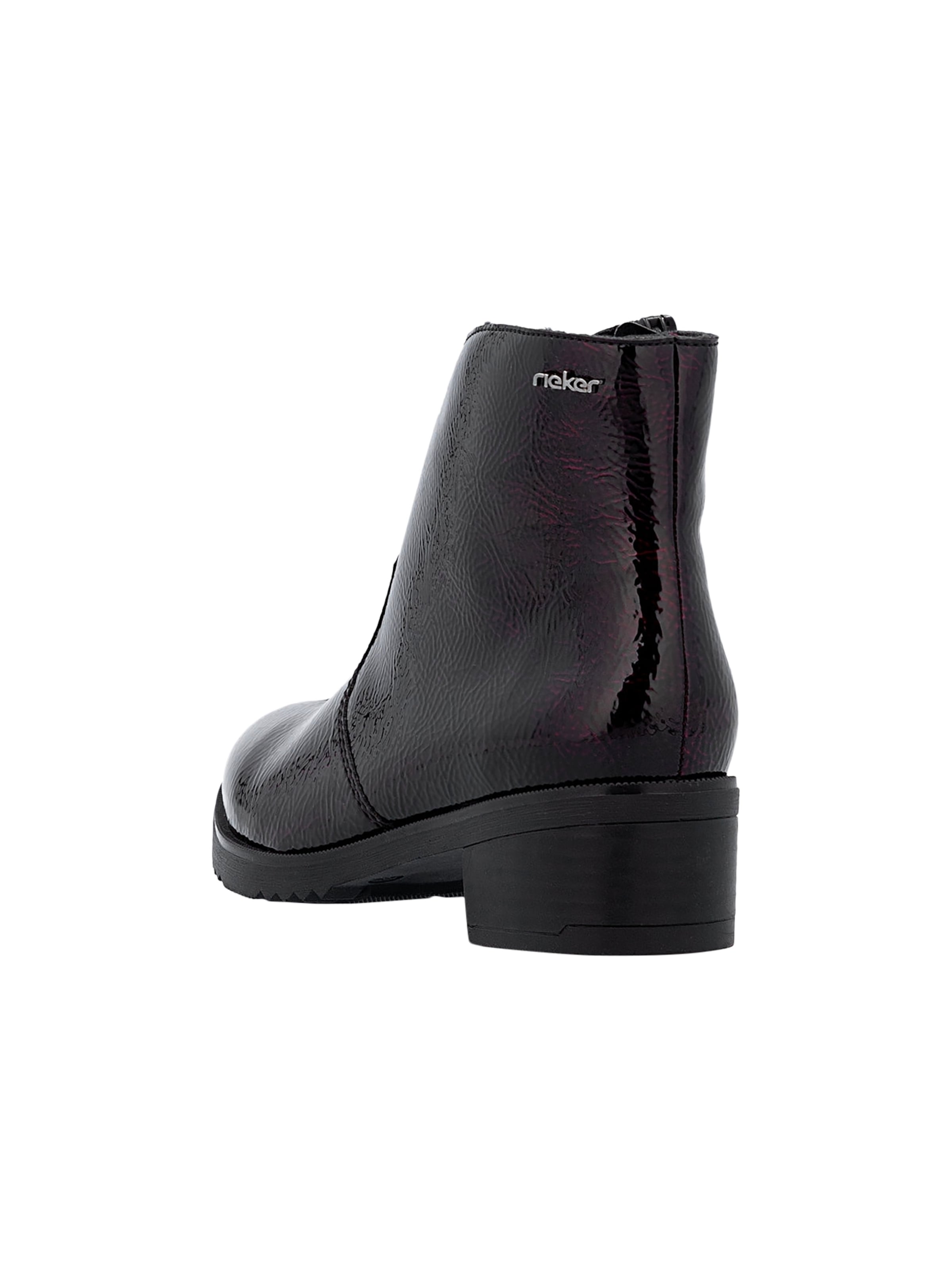 Bottines 'Lagro Zip-Stiefelette' Rieker en rouge