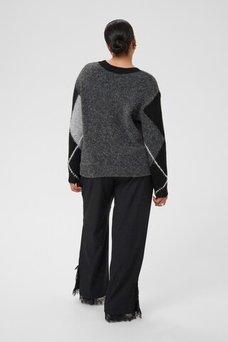 Pull-over 'Kit' KAFFE CURVE en gris