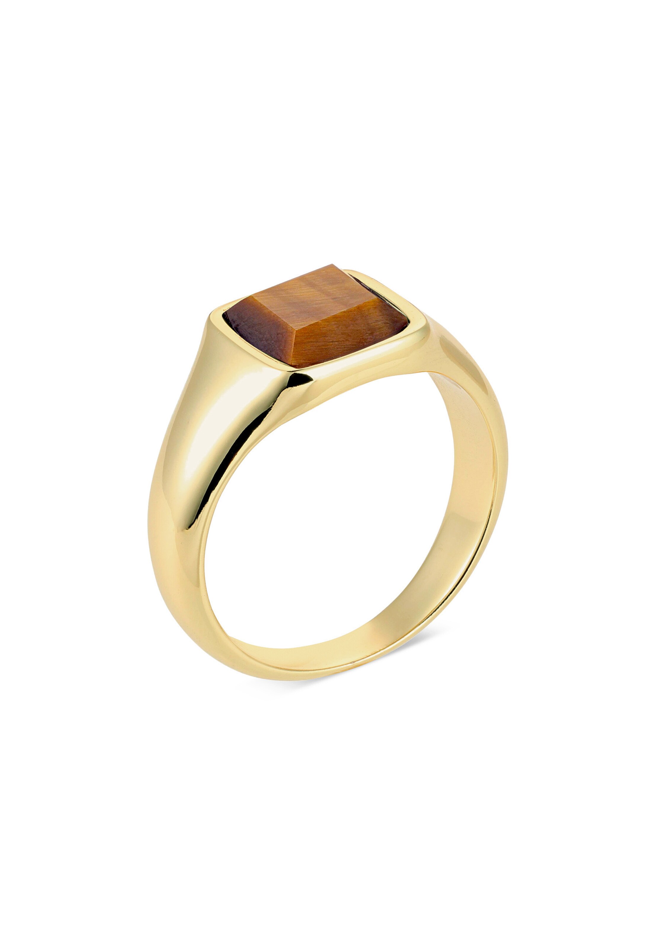 Commen Lines Ring in Goud