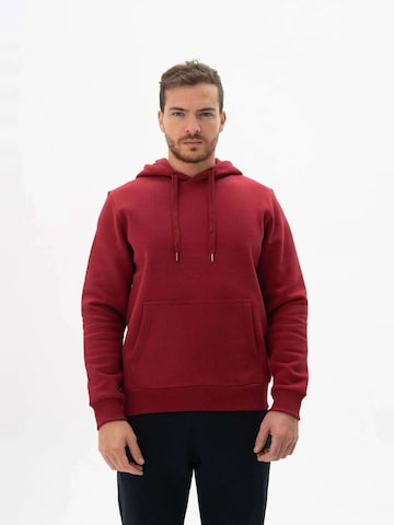 Arma Sweatshirt in Rood: voorkant