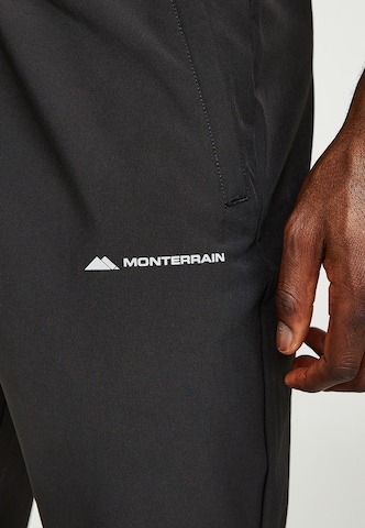 MONTERRAIN Regular Workout Pants in Black