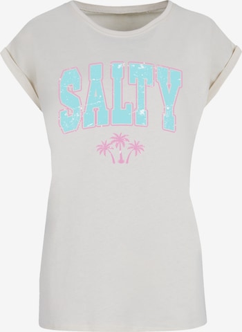 F4NT4STIC Shirt 'Beach Summer Vacation Salty' in Beige: voorkant