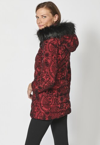 KOROSHI Between-Season Jacket in Red