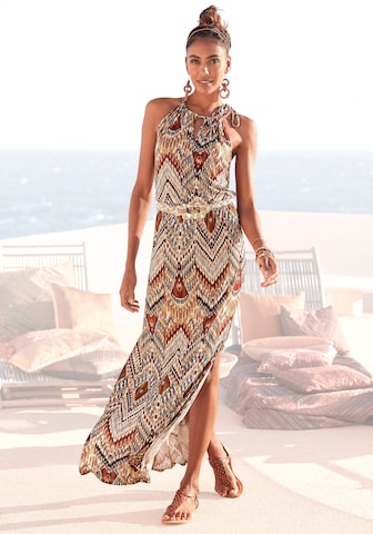 LASCANA Beach Dress in Brown: front