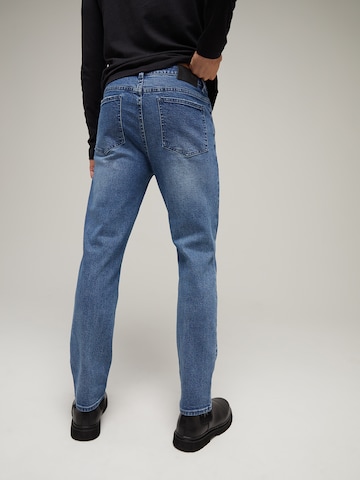 ABOUT YOU x Kevin Trapp Slimfit Jeans 'Gustav' i blå