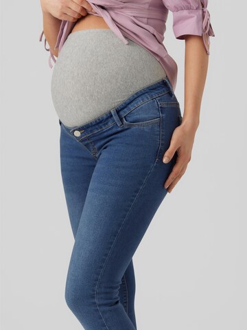 Vero Moda Maternity Slimfit Jeans 'Zia' in Blau